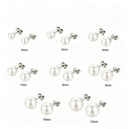 High-end earrings, pearl stud earrings, butterfly earplug style earrings