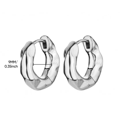 Trendy 18k earrings, high-end three-dimensional stud earrings and earrings