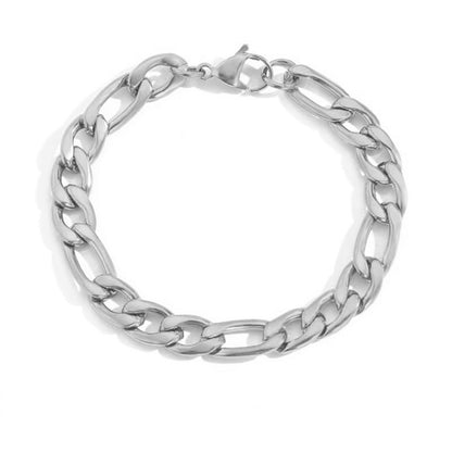 Figaro Chain Couple Bracelet