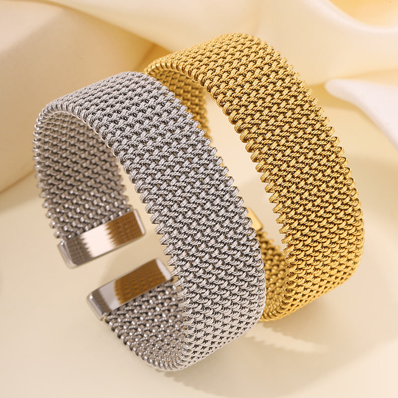 High-End Wide Couple Bracelet