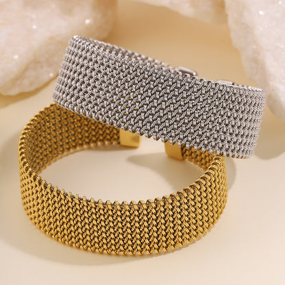 High-End Wide Couple Bracelet
