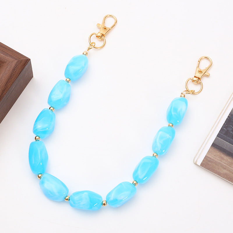 Acrylic Bead Phone Case Chain Bracelet
