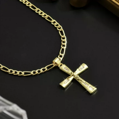 Cross pendant for men, androgynous style, Yiwu jewelry and necklace for women