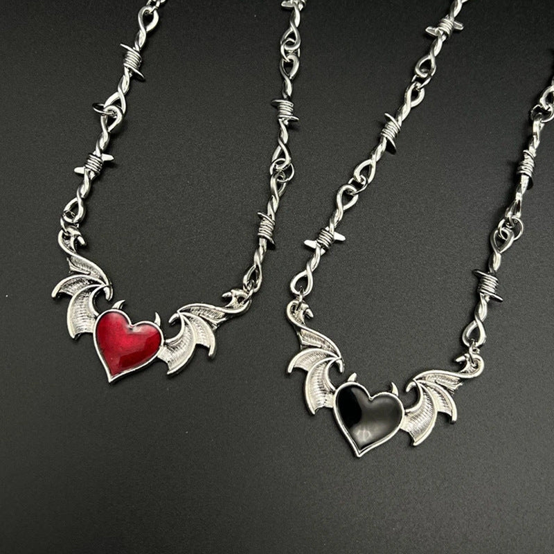 Trendy handcrafted horror bat pendant design
