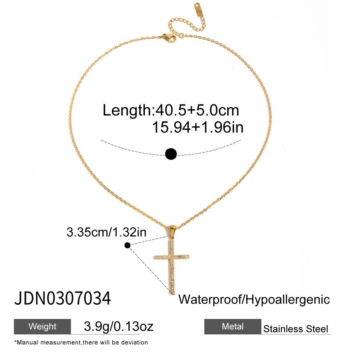 The 316-piece cross-shaped accessory women's sweater chain exudes a sense of sophistication