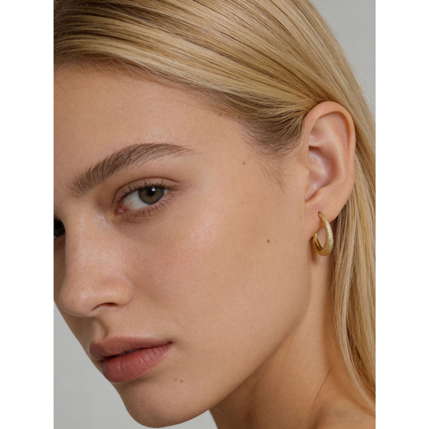 Sparkling sand face cold style S925 earring earrings and earrings for women