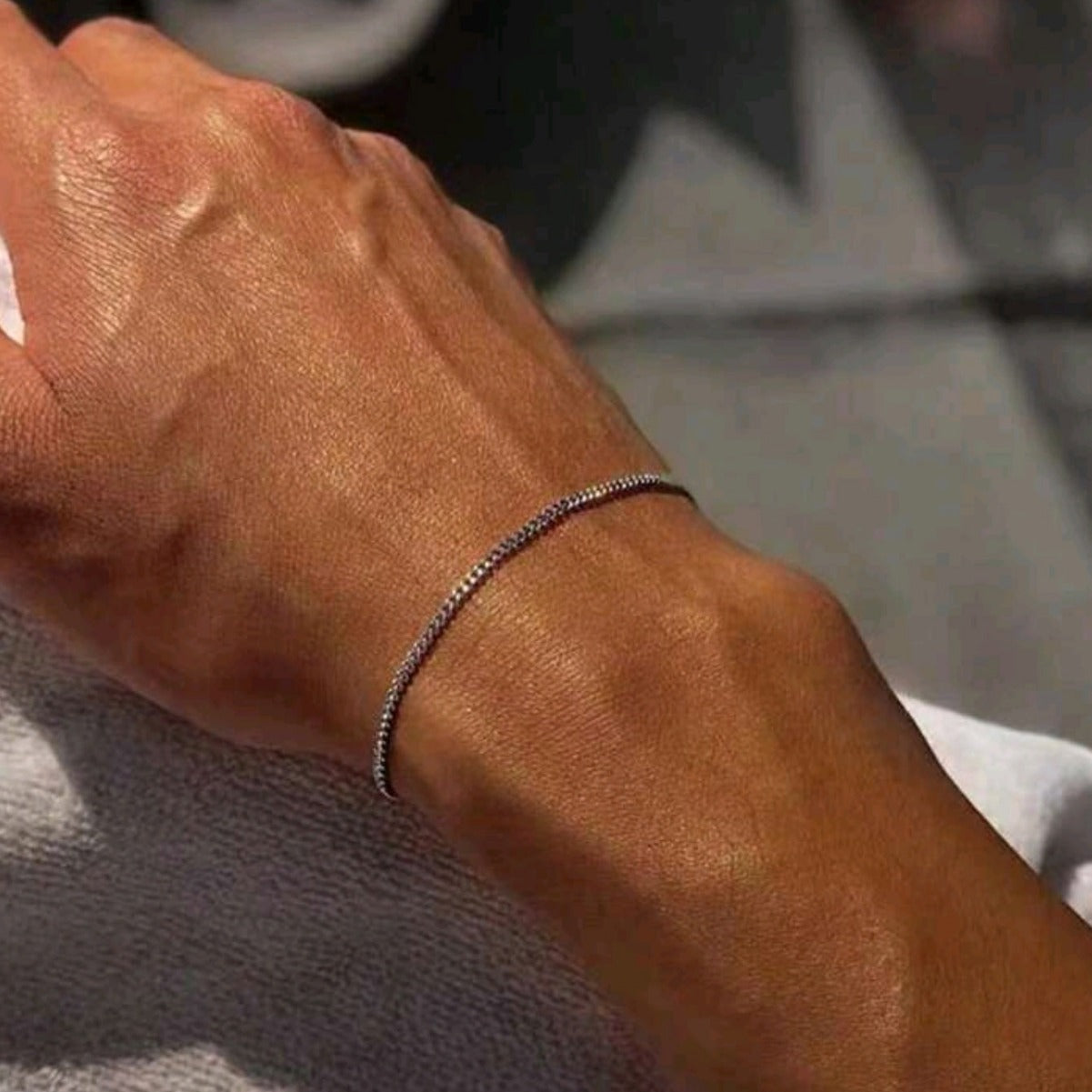 Minimalist NK Chain Bracelet