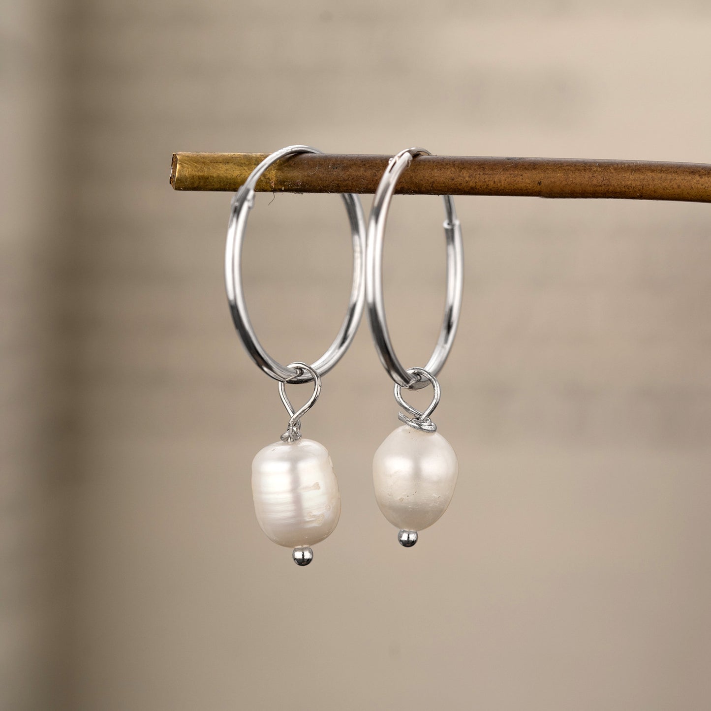 s925 Versatile Baroque Pearl Earrings, stylish ear les and earrings
