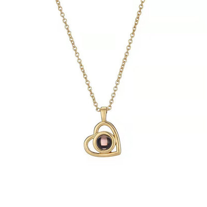 Snowflake projection versatile and elegant pendant