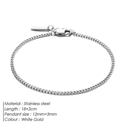 Adjustable Cuban Chain Men's Bracelet