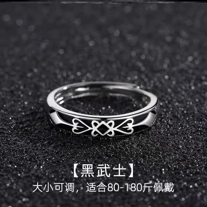 Mobius strip ring design for men's trendy and high-end style, index finger and women's couple rings