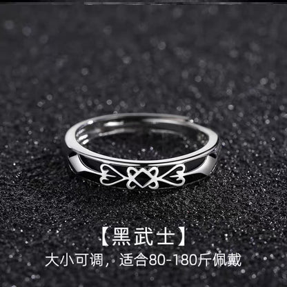 Mobius strip ring design for men's trendy and high-end style, index finger and women's couple rings