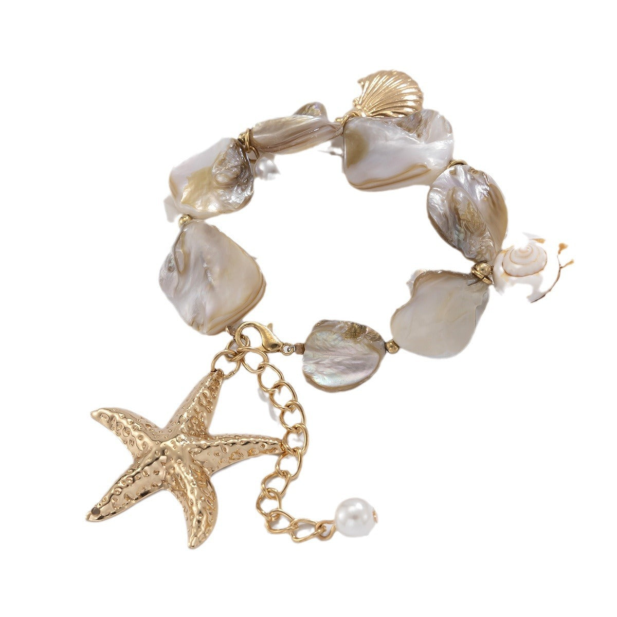 Beach vacation shell chain