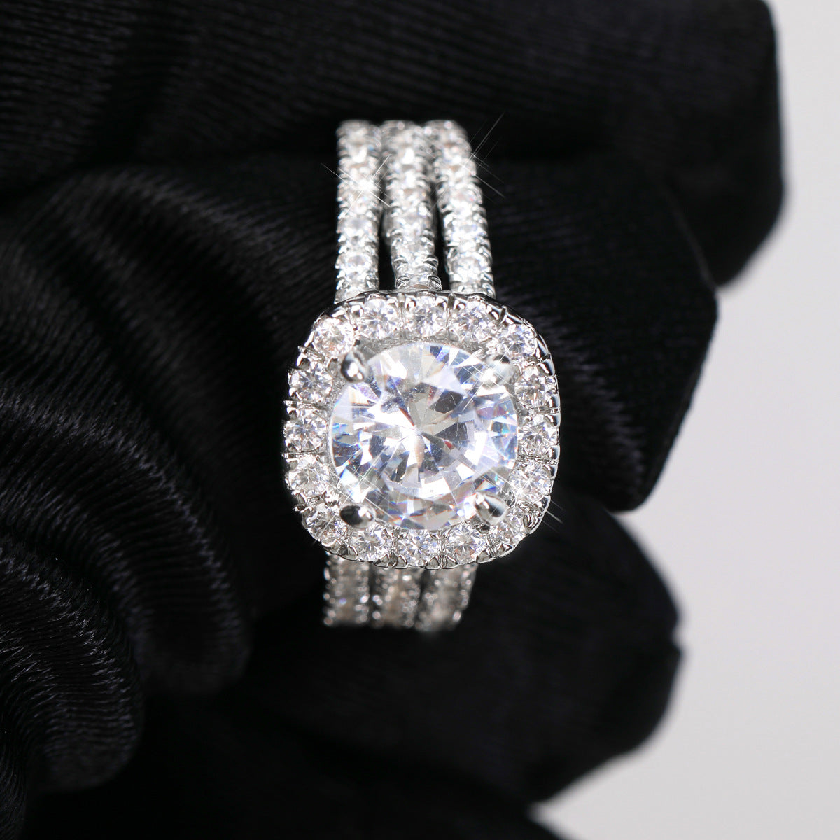 A woman with a full ring