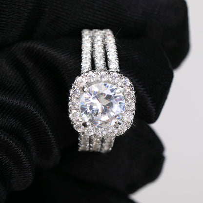 A woman with a full ring