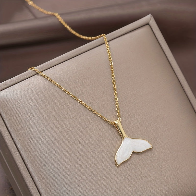 Fishtail rubber rubber feminine charm chain versatile style accessory