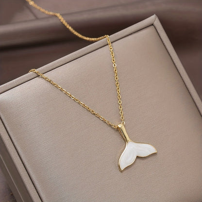 Fishtail rubber rubber feminine charm chain versatile style accessory