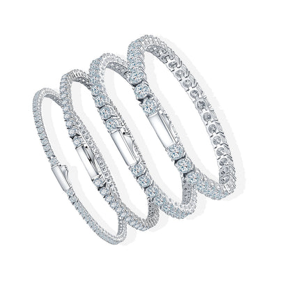 S925 Moissanite Statement Bracelet