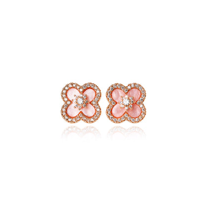 The wind color earrings exude a high-end feminine charm and are elegant, grand and exquisite earrings