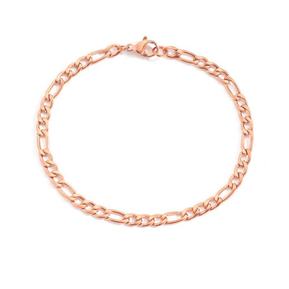 Figaro Chain Couple Bracelet