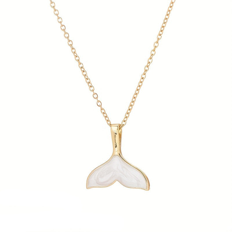 Fishtail rubber rubber feminine charm chain versatile style accessory