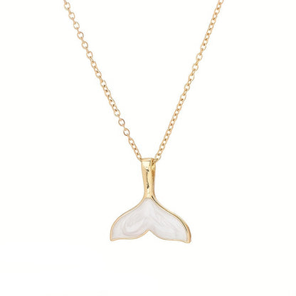 Fishtail rubber rubber feminine charm chain versatile style accessory
