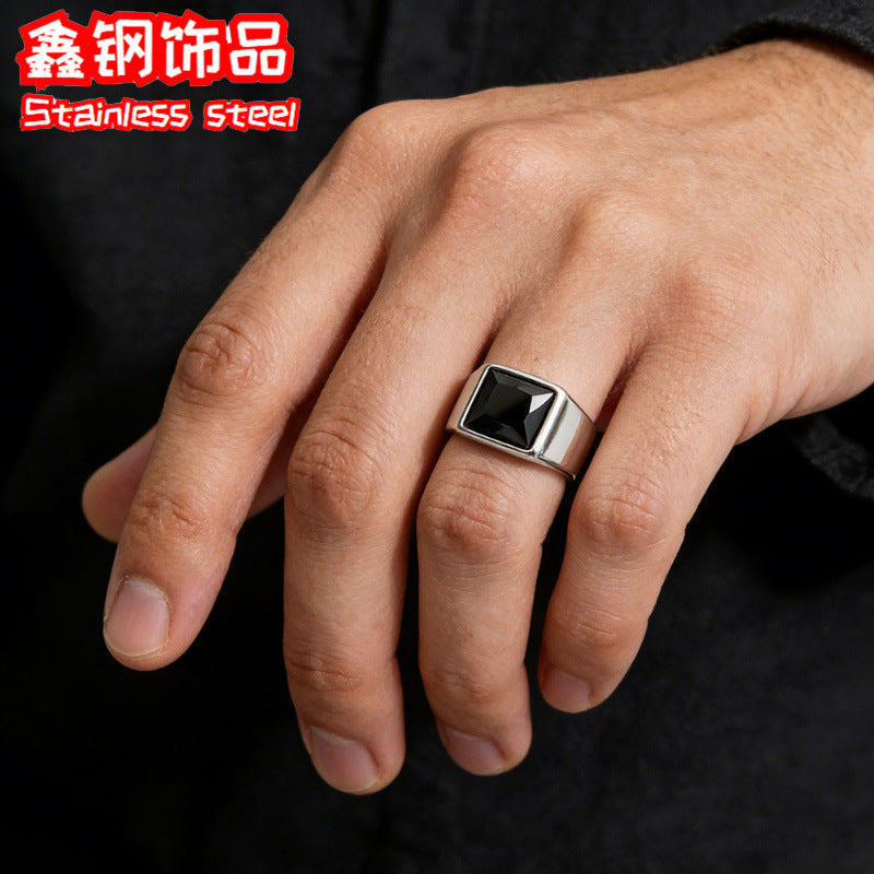 Cast ring men's trendy outfit sweet and cool style jewelry