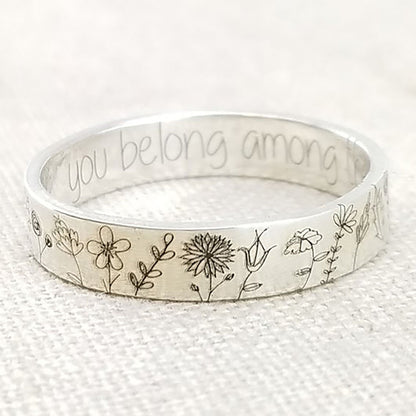 Dandelion flower ring