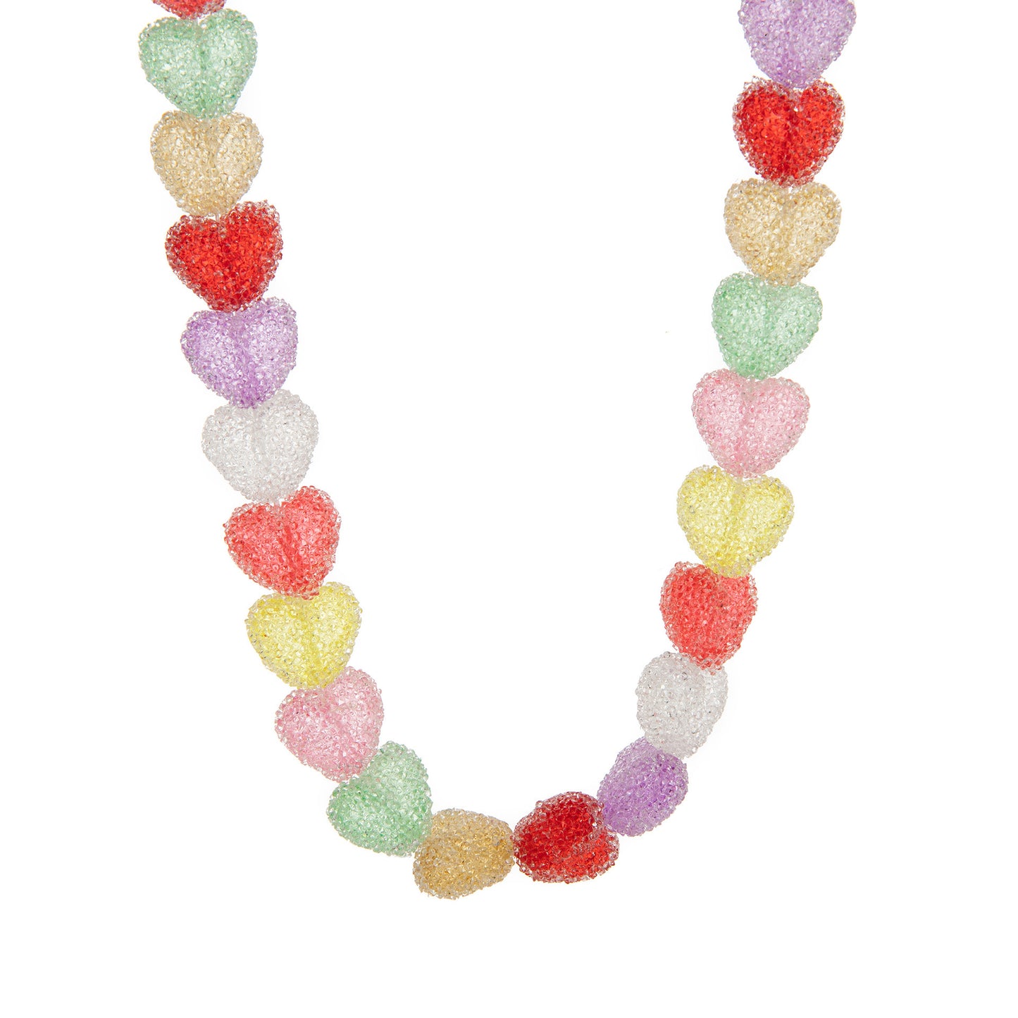 Dopamine colored candy heart accessories