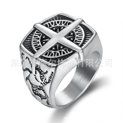 A men's compass ring for sailing is fine